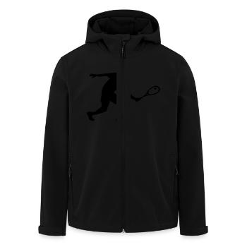 Squash - Veste softshell homme en polyester recyclé Stanley/Stella - noir - Devant - AI Model Male 185 light (185cm)