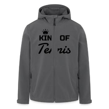 Tennis - Sport - Racket - Tennis Player - Tenis - Veste softshell homme en polyester recyclé Stanley/Stella - noir - Devant - AI Model Male 185 light (185cm)
