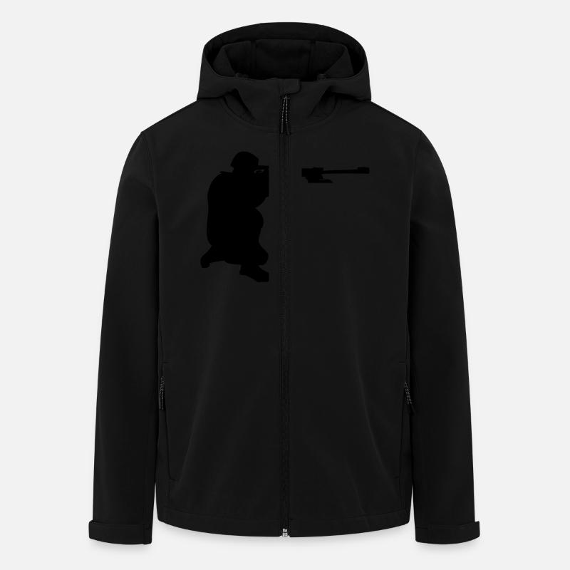 soldier_01 - Men’s Recycled Softshell Jacket by Stanley/Stella - black
