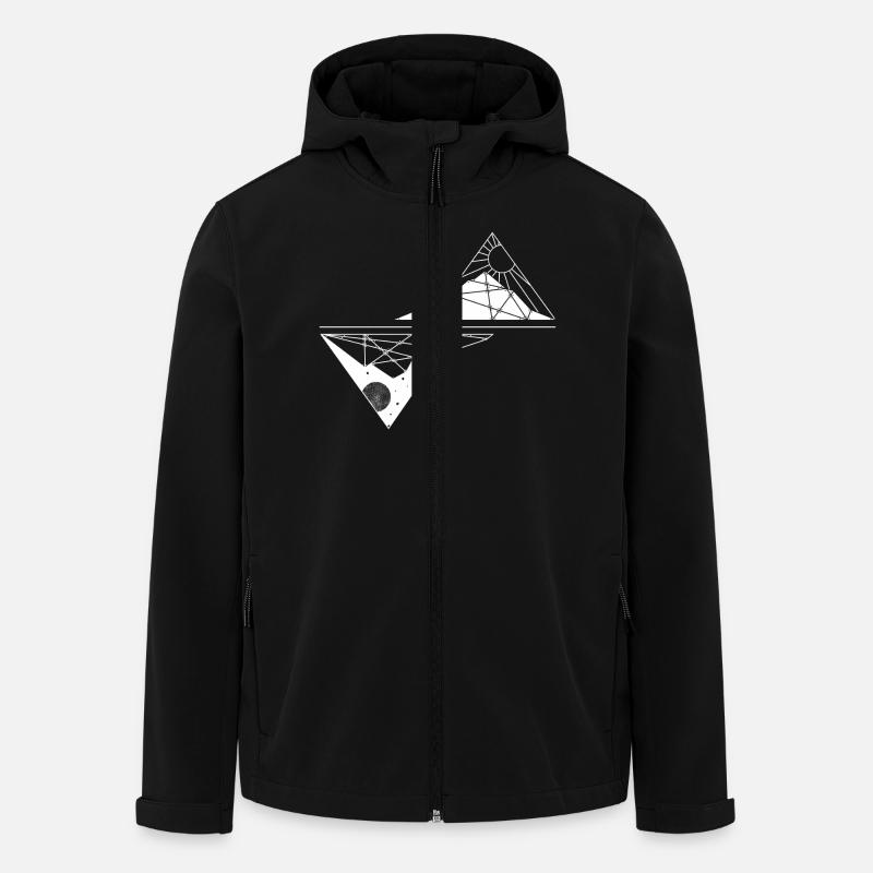 day_night - Recycelte Männer Softshell-Jacke von Stanley/Stella - Schwarz