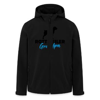 Rottweiler - Veste softshell homme en polyester recyclé Stanley/Stella - noir - Devant - AI Model Male 185 light (185cm)
