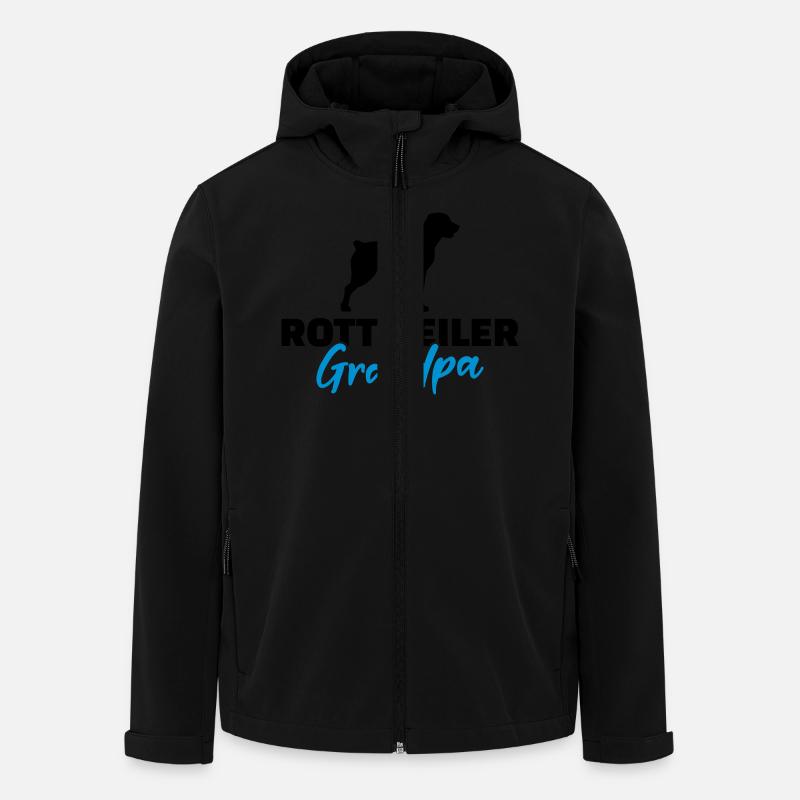 Rottweiler - Recycelte Männer Softshell-Jacke von Stanley/Stella - Schwarz