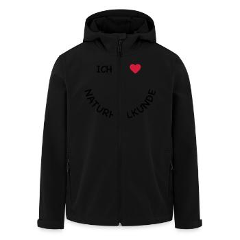naturheilkunde - Recycelte Männer Softshell-Jacke von Stanley/Stella - Schwarz - Vorne - AI Model Male 185 light (185cm)