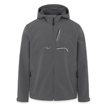 Bateau, dessin - Veste softshell homme en polyester recyclé Stanley/Stella - noir - Devant - AI Model Male 185 light (185cm)