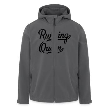 Running Queen - Recycelte Männer Softshell-Jacke von Stanley/Stella - Schwarz - Vorne - AI Model Male 185 light (185cm)