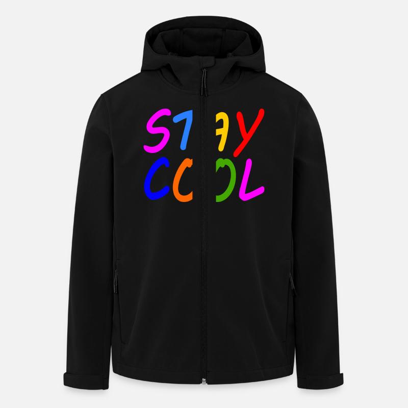 Stay cool - Veste softshell homme en polyester recyclé Stanley/Stella - noir