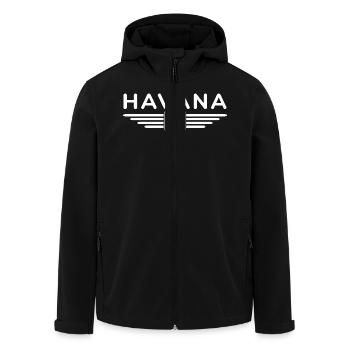 Havana Style – Perfect for fans - Men’s Recycled Softshell Jacket by Stanley/Stella - black - Front - AI Model Male 185 light (185cm)