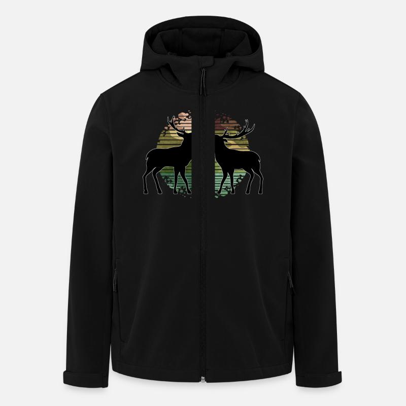 Deer - Men’s Recycled Softshell Jacket by Stanley/Stella - black