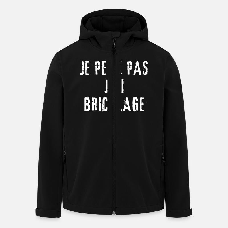 I can't I DIY - Men’s Recycled Softshell Jacket by Stanley/Stella - black