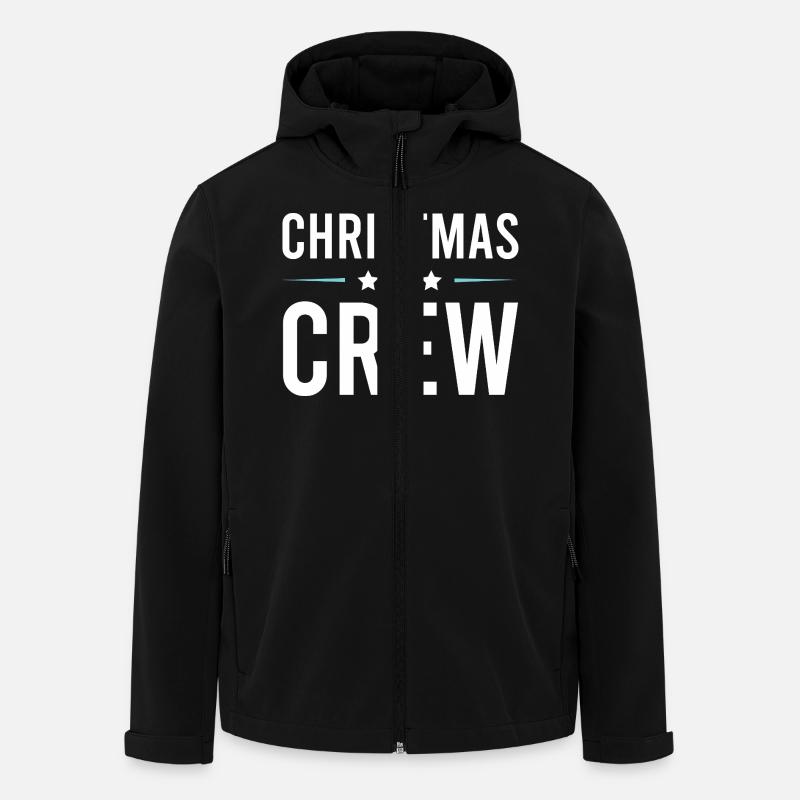 Christmas Crew - Men’s Recycled Softshell Jacket by Stanley/Stella - black