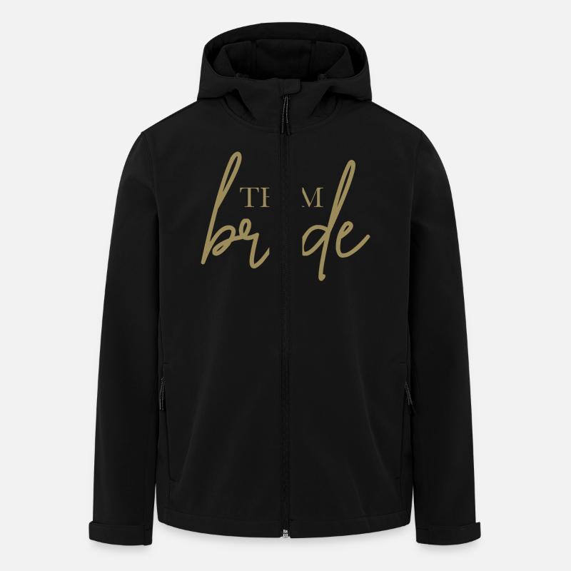 L’équipe Bride with Heart - Veste softshell homme en polyester recyclé Stanley/Stella - noir