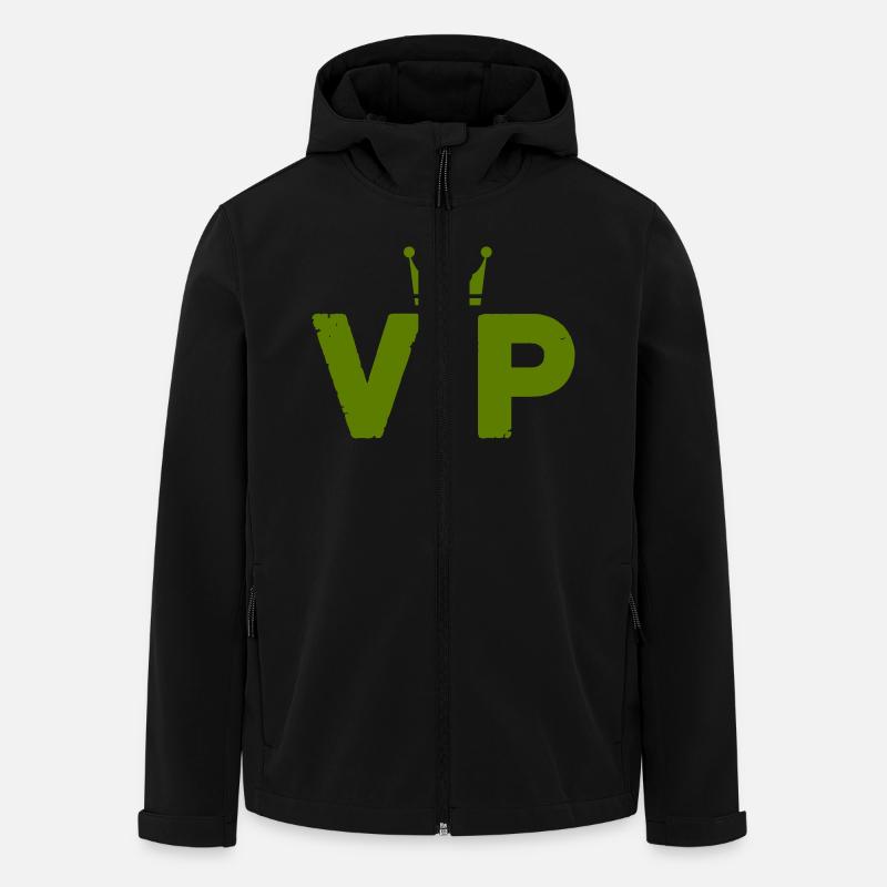 vip - Recycelte Männer Softshell-Jacke von Stanley/Stella - Schwarz