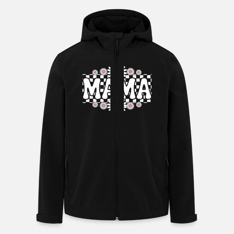Mamma - Recycelte Männer Softshell-Jacke von Stanley/Stella - Schwarz