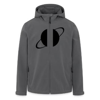 Saturn - Planet - Men’s Recycled Softshell Jacket by Stanley/Stella - black - Front - AI Model Male 185 light (185cm)