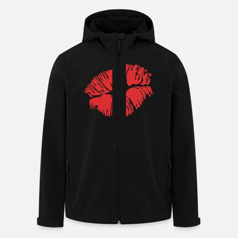 bisou - Veste softshell homme en polyester recyclé Stanley/Stella - noir
