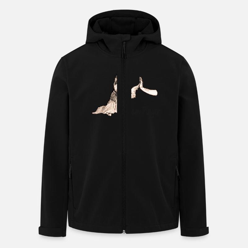 Team Player - Recycelte Männer Softshell-Jacke von Stanley/Stella - Schwarz