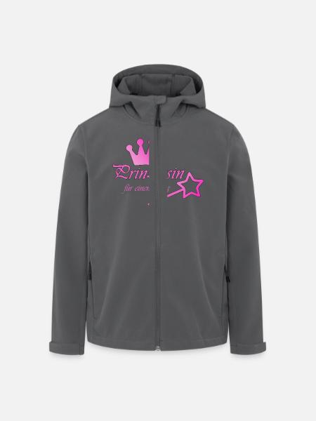 Prinzessin - Recycelte Männer Softshell-Jacke von Stanley/Stella - Schwarz