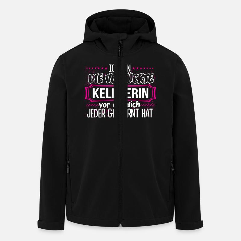 KELLNERIN - Verrückt - Recycelte Männer Softshell-Jacke von Stanley/Stella - Schwarz