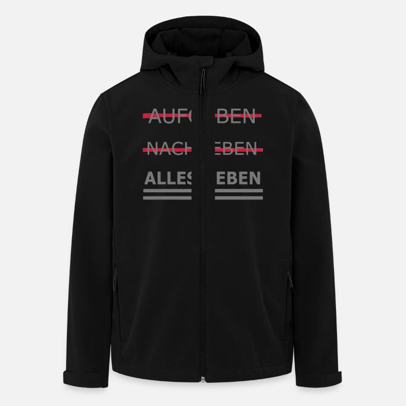 Alles geben - Recycelte Männer Softshell-Jacke Discoverer von Stanley/Stella - Schwarz