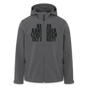 Berlin kann jeder LEVERKUSEN ist Kunst - Recycelte Männer Softshell-Jacke von Stanley/Stella - Schwarz - Vorne - AI Model Male 185 light (185cm)