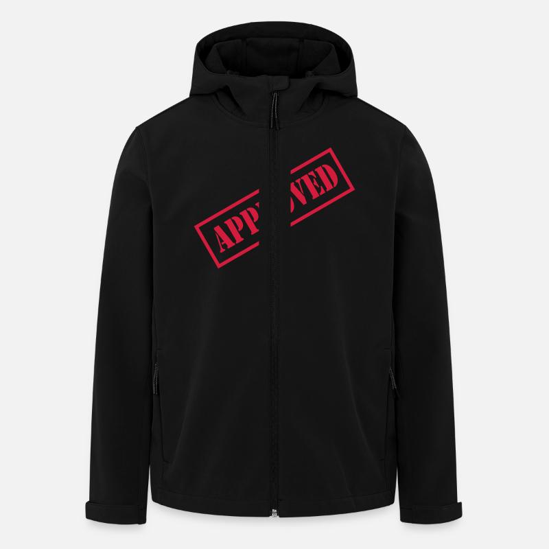 approved - Recycelte Männer Softshell-Jacke von Stanley/Stella - Schwarz