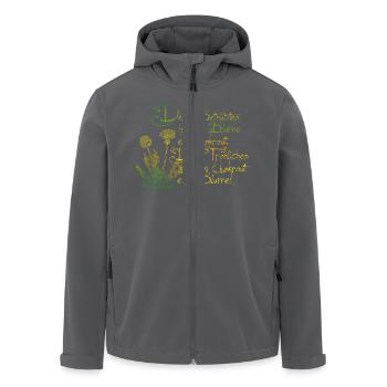 The Afflicted is every flower a weed. The - Men’s Recycled Softshell Jacket by Stanley/Stella - black - Front - AI Model Male 185 light (185cm)