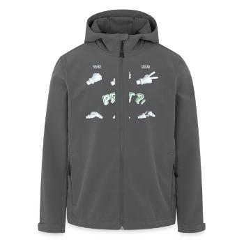 Pierre, Feuille, Ciseau - Veste softshell homme en polyester recyclé Stanley/Stella - noir - Devant - AI Model Male 185 light (185cm)