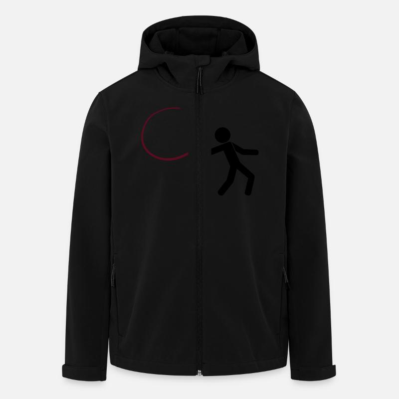 M8 mit Peitsche - Recycelte Männer Softshell-Jacke von Stanley/Stella - Schwarz