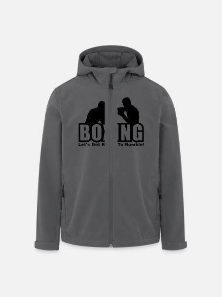 boxing - Recycelte Männer Softshell-Jacke von Stanley/Stella - Schwarz