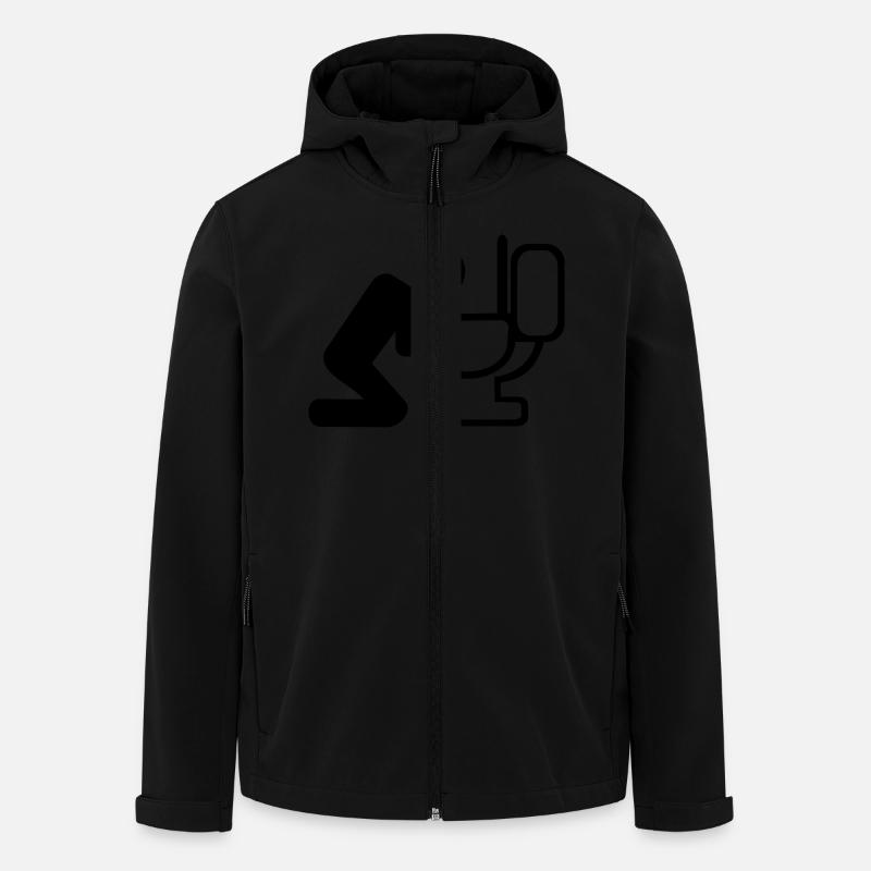 Alcohol puke drunk - Men’s Recycled Softshell Jacket by Stanley/Stella - black