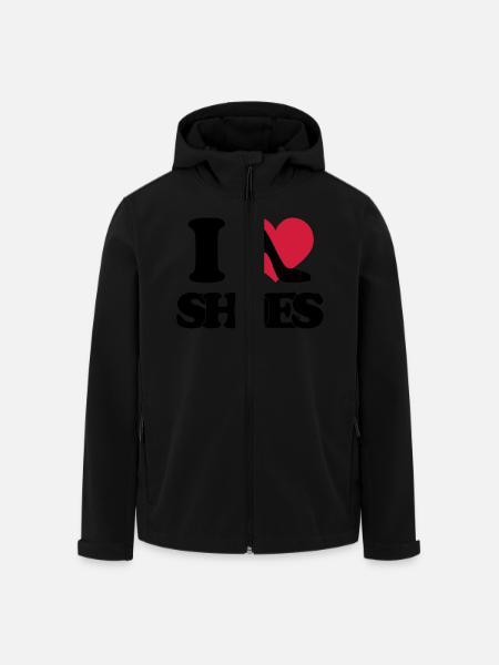 I love shoes - Men’s Recycled Softshell Jacket by Stanley/Stella - black