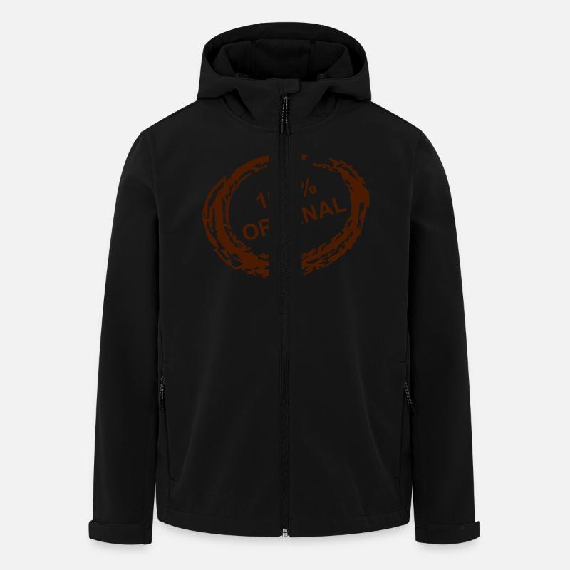 Original - Recycelte Männer Softshell-Jacke von Stanley/Stella - Schwarz