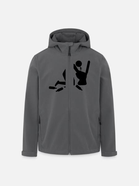 Vomit Toilette - Men’s Recycled Softshell Jacket by Stanley/Stella - black