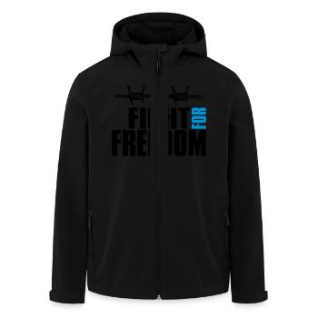 lutter pour le T-shirt de liberté - Veste softshell homme en polyester recyclé Stanley/Stella - noir - Devant - AI Model Male 185 light (185cm)