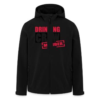 crew - Recycelte Männer Softshell-Jacke von Stanley/Stella - Schwarz - Vorne - AI Model Male 185 light (185cm)