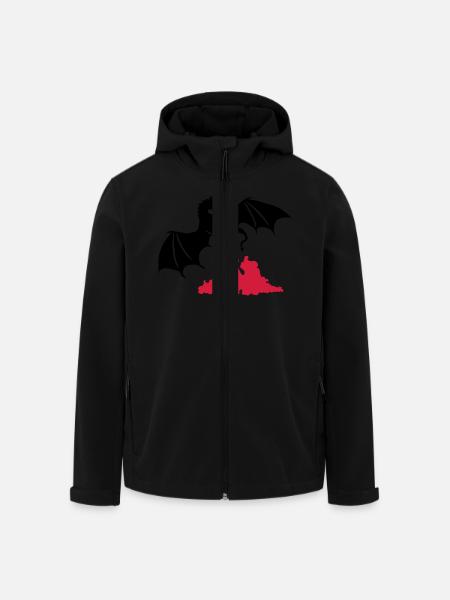 Dragon - Men’s Recycled Softshell Jacket by Stanley/Stella - black