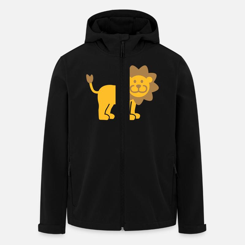 Lion - Men’s Recycled Softshell Jacket by Stanley/Stella - black