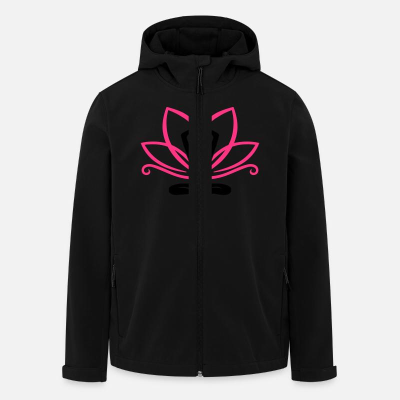 Meditation - Veste softshell homme en polyester recyclé Stanley/Stella - noir