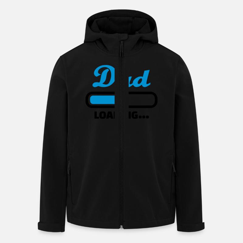 Dad - Veste softshell homme en polyester recyclé Stanley/Stella - noir