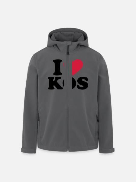 Kos - Recycelte Männer Softshell-Jacke von Stanley/Stella - Schwarz