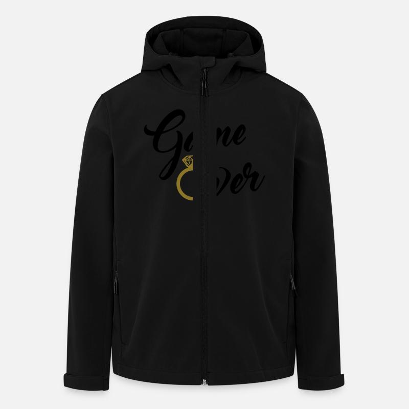 game over - Recycelte Männer Softshell-Jacke von Stanley/Stella - Schwarz