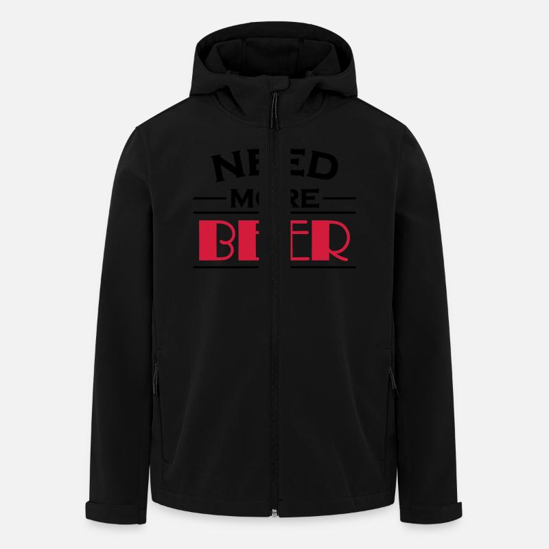 Need more beer! - Men’s Recycled Softshell Jacket by Stanley/Stella - black