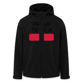 A Personnaliser / Custom / Customiser / Customize - Veste softshell homme en polyester recyclé Stanley/Stella - noir - Devant - AI Model Male 185 light (185cm)