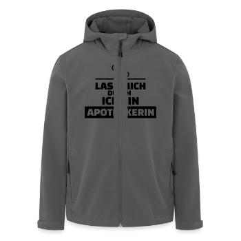 Apothekerin - Recycelte Männer Softshell-Jacke von Stanley/Stella - Schwarz - Vorne - AI Model Male 185 light (185cm)
