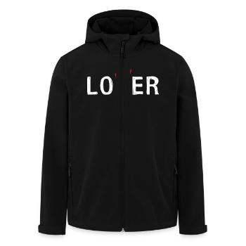 Loser / Lover IT Movie - Men’s Recycled Softshell Jacket by Stanley/Stella - black - Front - AI Model Male 185 light (185cm)