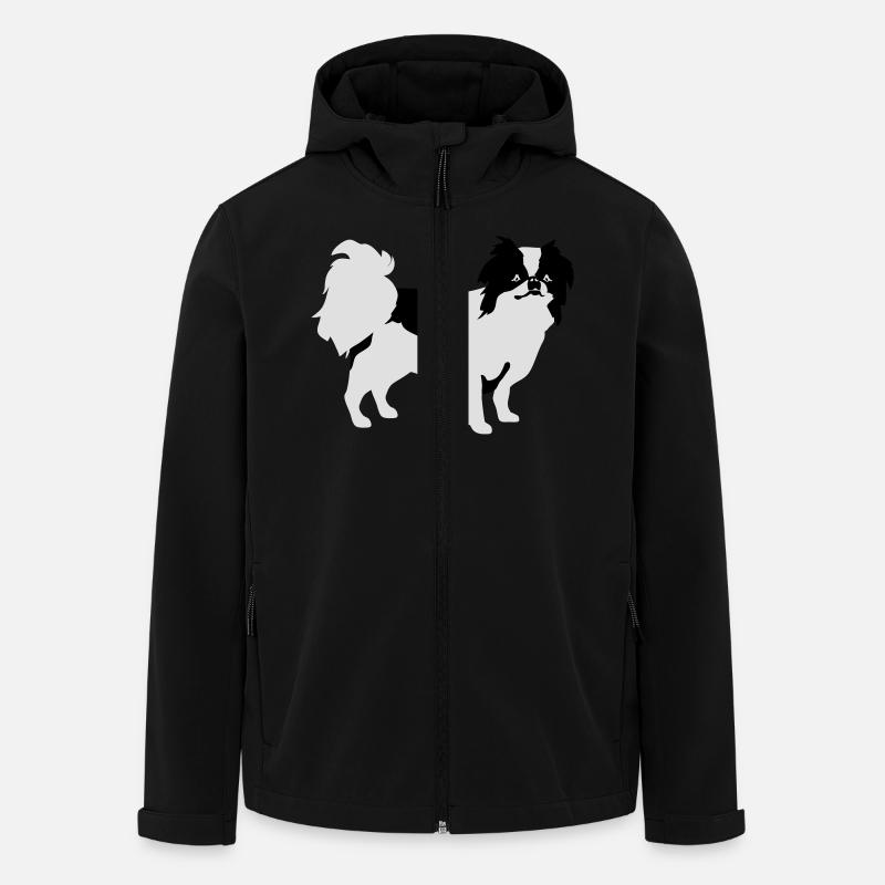 Japan Chin - Recycelte Männer Softshell-Jacke von Stanley/Stella - Schwarz