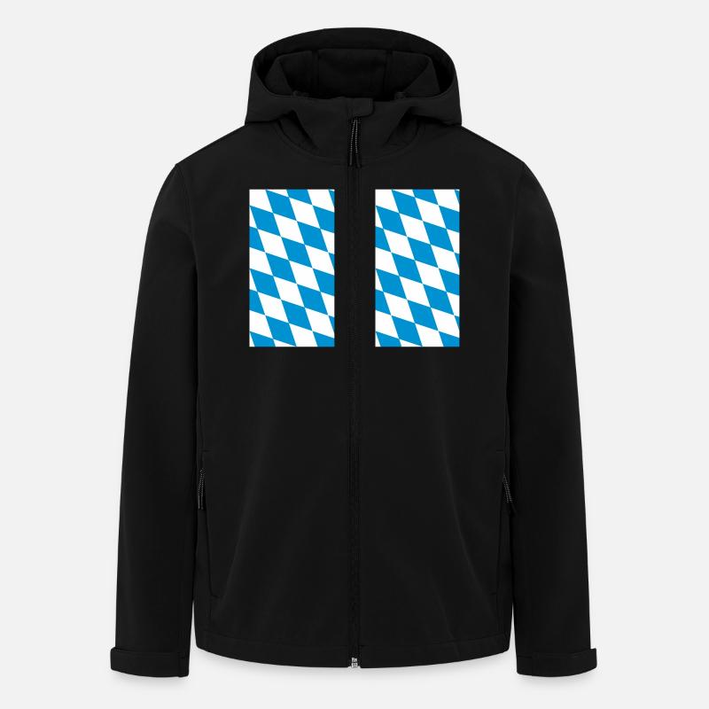 Bayern maske - Recycelte Männer Softshell-Jacke von Stanley/Stella - Schwarz