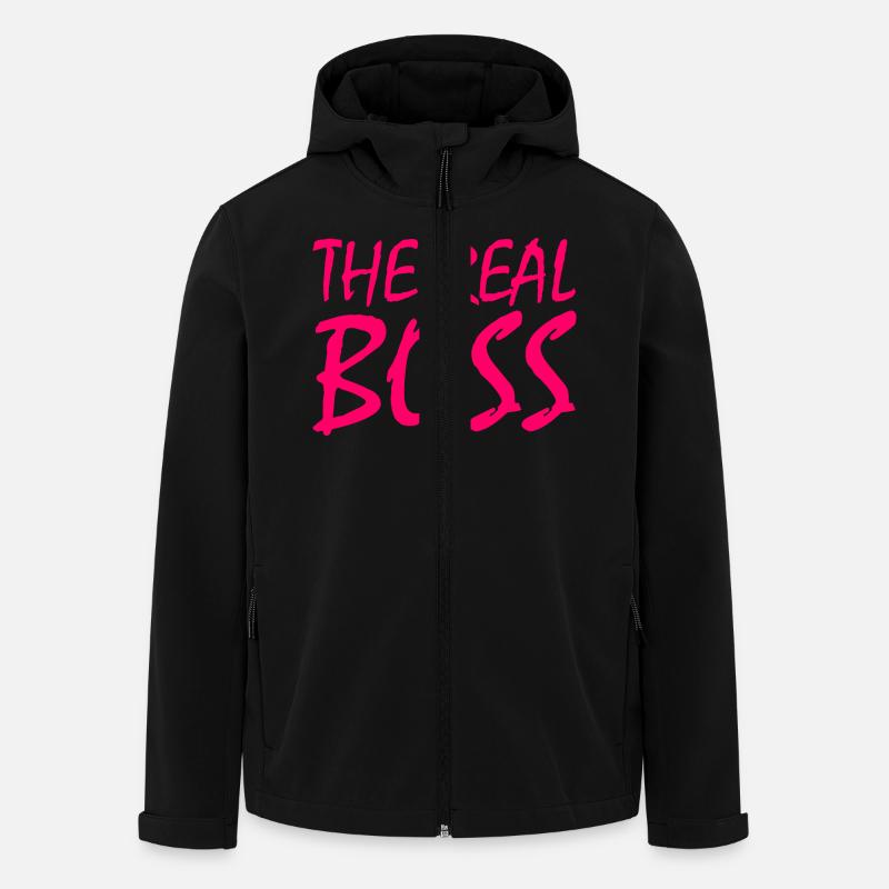 The real boss - Men’s Recycled Softshell Jacket by Stanley/Stella - black