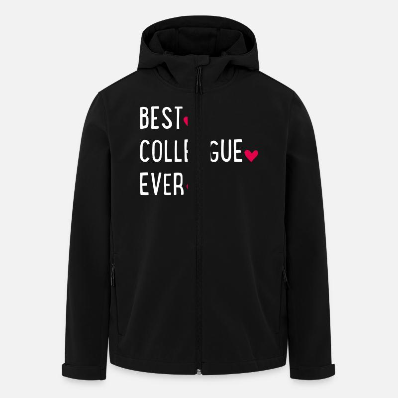 Bester Kollege - Recycelte Männer Softshell-Jacke Discoverer von Stanley/Stella - Schwarz