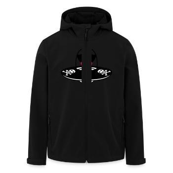 Alien Pirate Ufo Capitaine Cap Drôle Alien - Veste softshell homme en polyester recyclé Stanley/Stella - noir - Devant - AI Model Male 185 light (185cm)